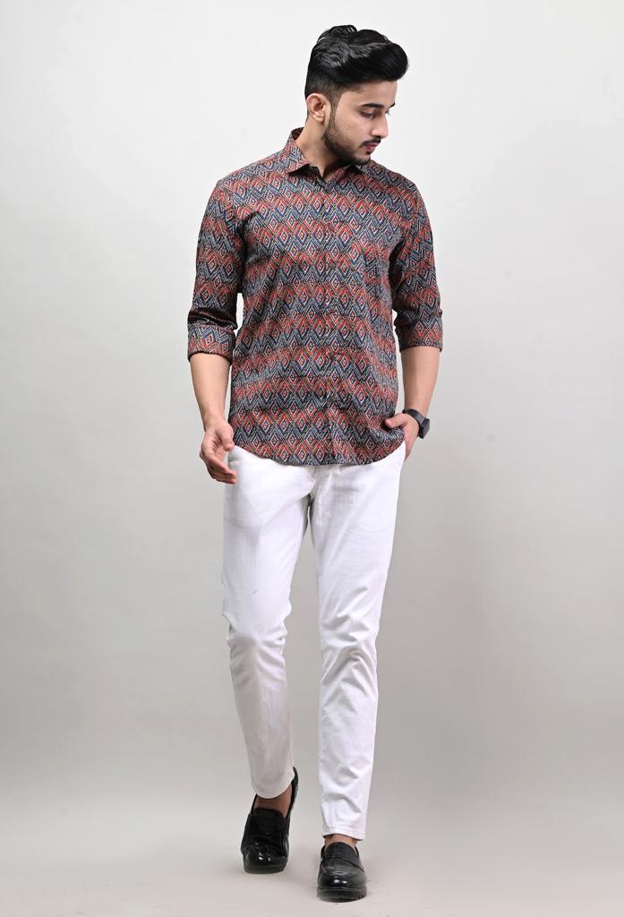Geo Full Sleeve Shirt