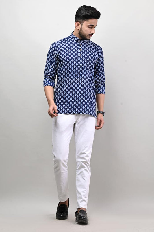 Indigo Men’s Kurta Shirt