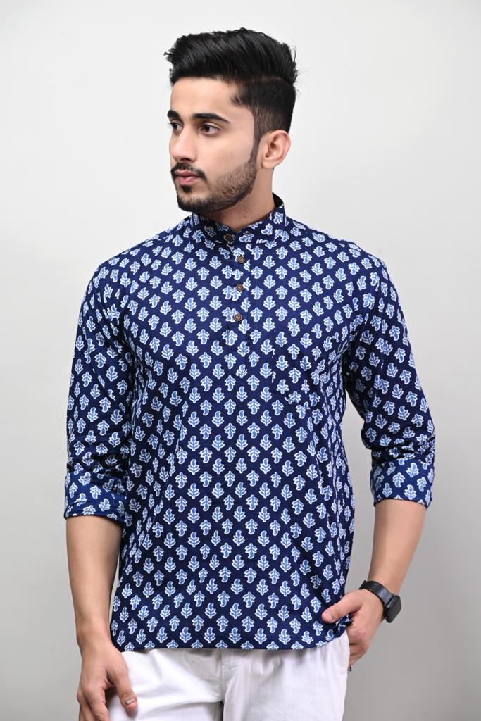 Indigo Men’s Kurta Shirt