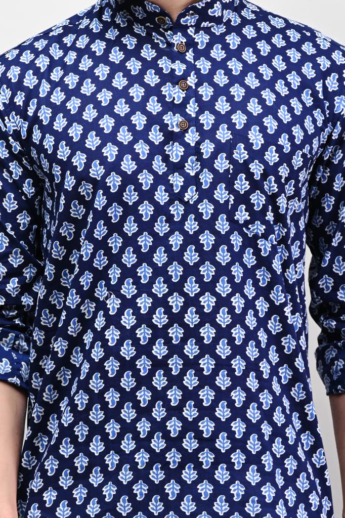 Indigo Men’s Kurta Shirt